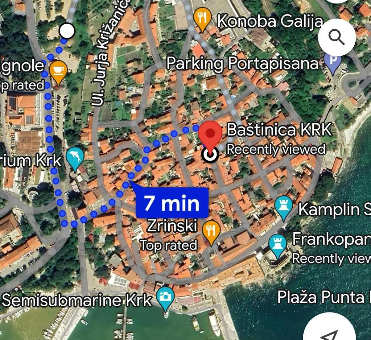 Bastinica Krk Studio Ap 1, Oldtown, Citycenter Krk Town 0*,  Croatia